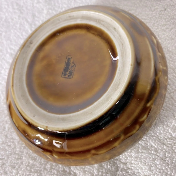 Vintage  MCM Round Ceramic Pottery Ashtray Trinket Dish Art Decor - Picture 11 of 14